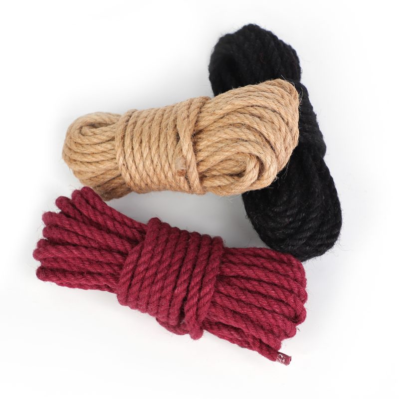 10M Natural Jute Bondage Rope – BDSM Restraint Rope for Couples & Rope Play