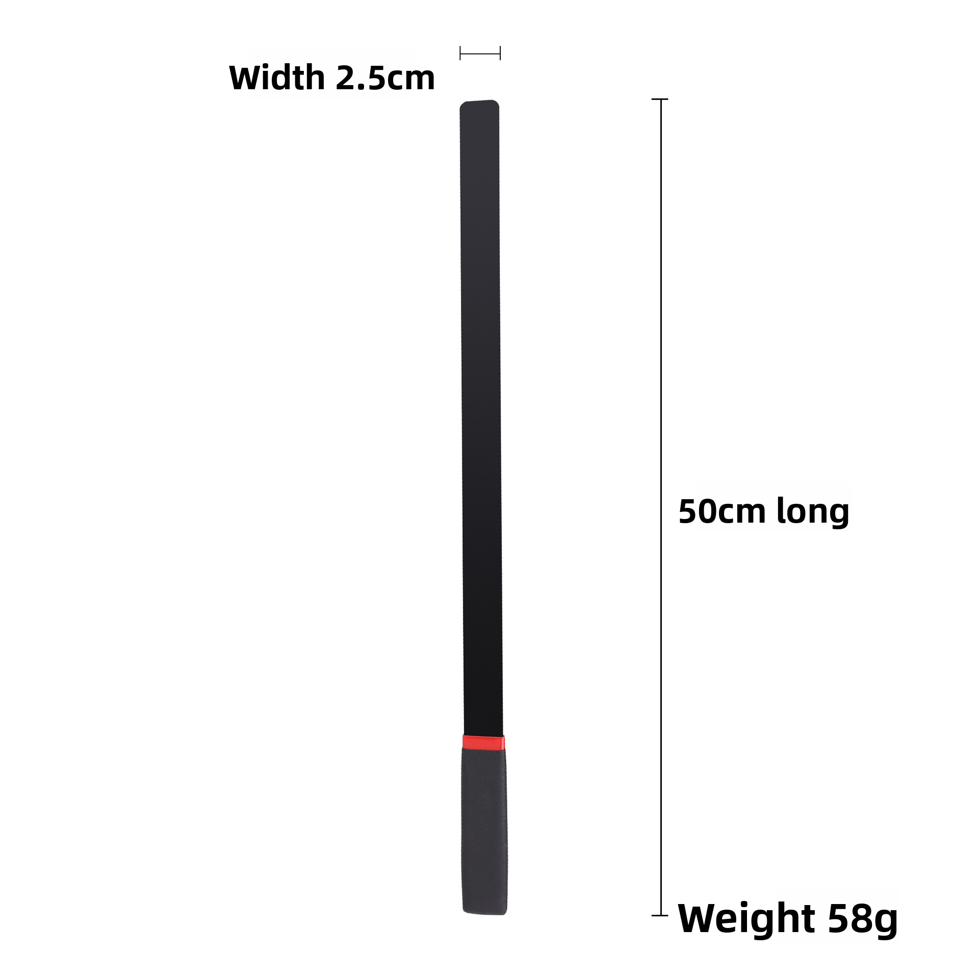 Slim BDSM Ruler Paddle – Long Handle Spanking Tool for Teasing & Discipline - Image 4